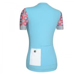 DOTS maillot m/corta Azul-Rosa