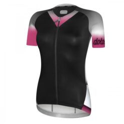 STAR maillot m/corta Negro-Fucsia